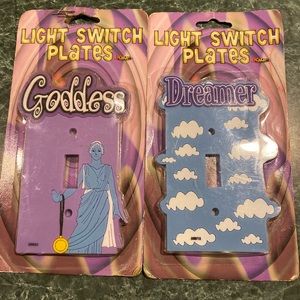 Vintage Lot Of (2) Kalan Light Switch Plates *NEW*